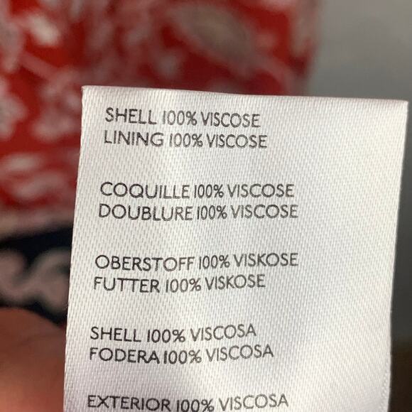 Anthro Mauve Melina Maxi Dress Women Small Red Floral Print Prairie Cottage Core - Picture 10 of 10
